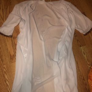 White Lularoe Shirley. Size medium. NWOT
